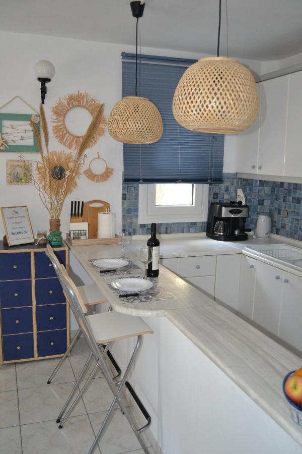 Evaliana Seaside Apartment PalaiónTsiflíkion Dış mekan fotoğraf